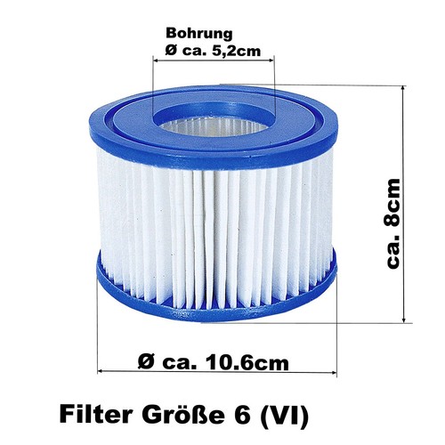 Set for lay spa filters - for,